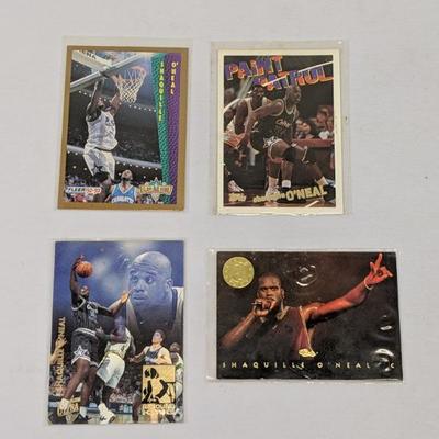 Shaquille O'Neal Basketball Cards, Qty 4