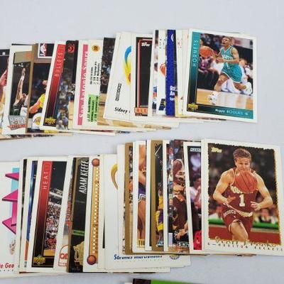 Lot #6: 100 NBA Basketball Cards, First Card is Muggsy Bogues