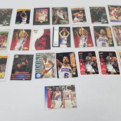 Sixers Basketball Cards, Qty 22