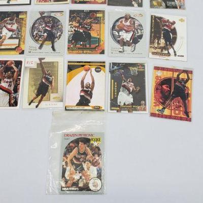21 NBA Portland Trail Blazers Cards, Lot #2