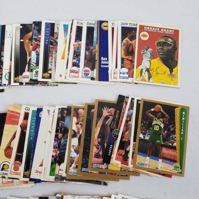 Lot #3: 100 NBA Basketball Cards, First Card is Horace Grant
