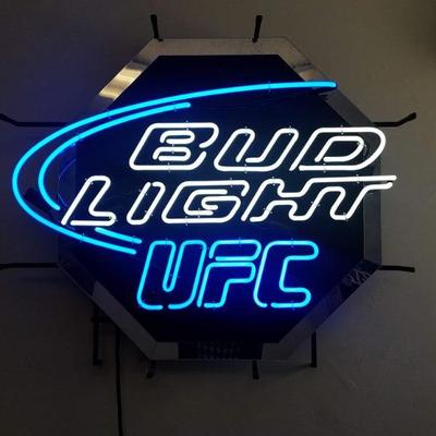 Bud Light UFC Neon Window Light 27