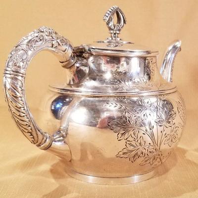 Victorian SIlver Plate Tea Pot