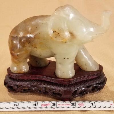 Carved Jade Elephant