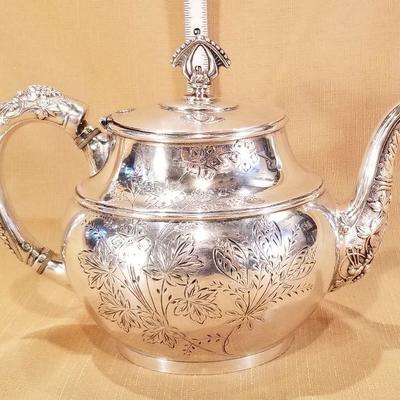 Victorian SIlver Plate Tea Pot