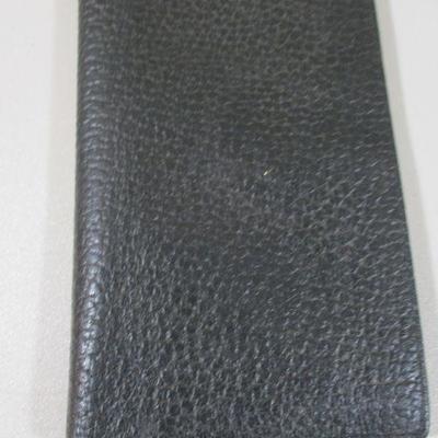 Buxton Billfold Box / Black Leather Bill fold with RSS  7