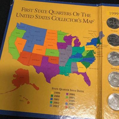 Lot 13 First State Quarters - 1999-2008 