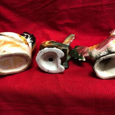 Lot 107 Ceramic Roosters 