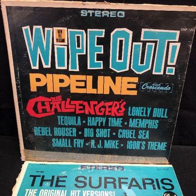 Lot 22 - Wipe Out and Pipeline Albums