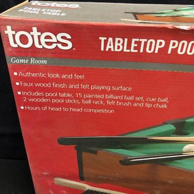 TOTES the Table Top Pool Table