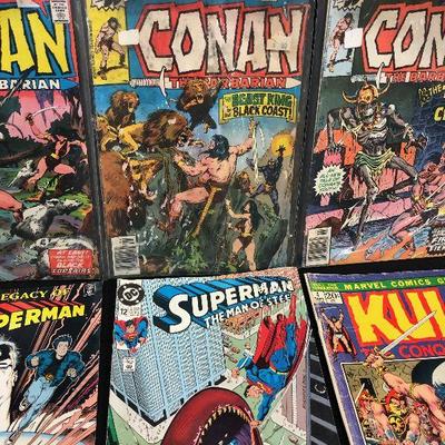Lot of Vintage Comics: Superman and Conan LOT 72