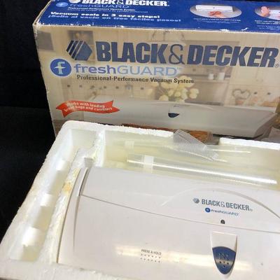 Black & Decker Vacuum sealer system
