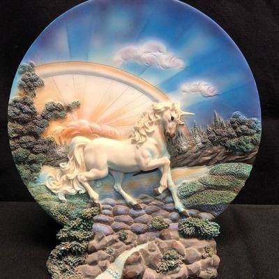Medieval Legends Unicorn Plate 