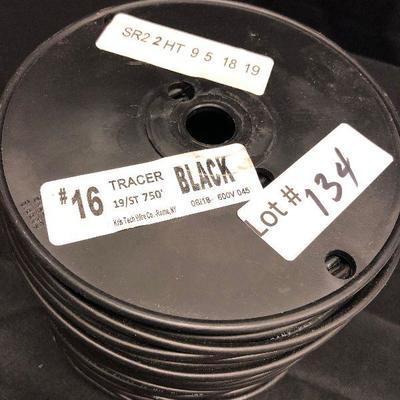Lot 134 Black Tracer Wire
