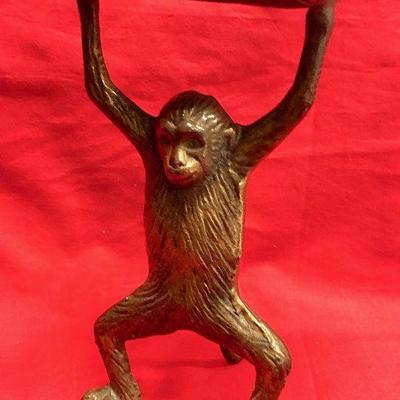 Monkey Card Holder - Bronzed 