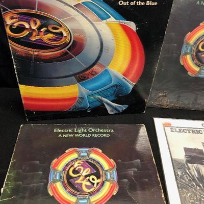 Lot 1 Albums - (4) ELO Records 