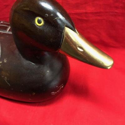 Lot 105 Davidson and Uphoff Wood carved duck