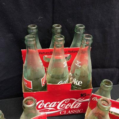 (3) 6 packs of Coke Bottles 