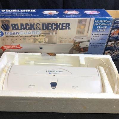 Black & Decker Vacuum sealer system