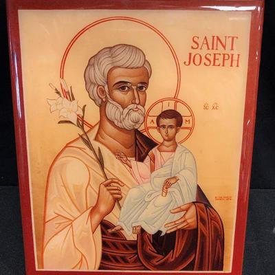 St Joseph Plaque