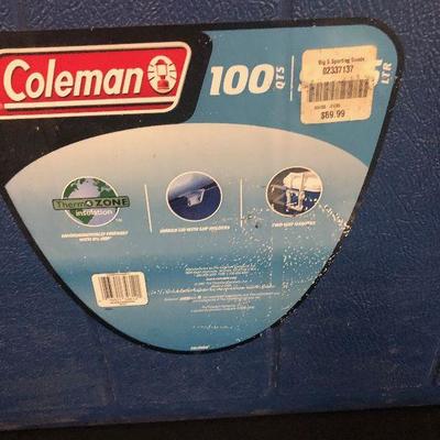 Coleman 100 Quartz cooler Excellent Condition 