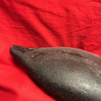 Antique Buffle Head 34 Pound Duck Solid Cast Iron LOT 103