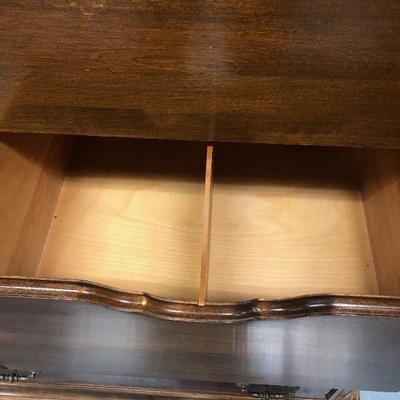 Ethan Allan Gentleman's Dresser in Walnut finish 