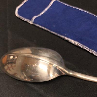#142 SG Hallmark Silver Serving Spoon