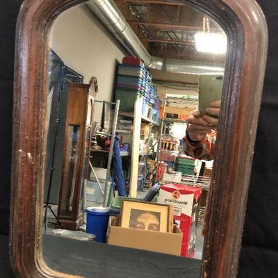 Antique Oak mirror 16 x 25 