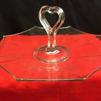 Lot 39 - Clear Glass Serving Tray 