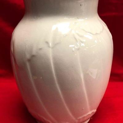 #124 Antique White Porcelain Vase