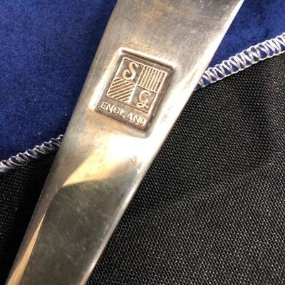 #142 SG Hallmark Silver Serving Spoon