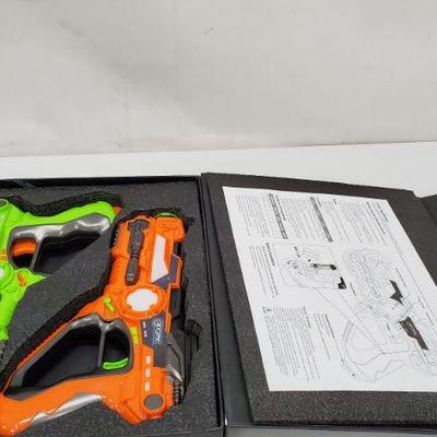 Laser Tag 2-Blaster Set, GPX, No Outer Decorative Case - New