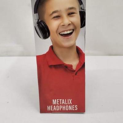 Metalix Headphones, iHip, Box Damaged - New