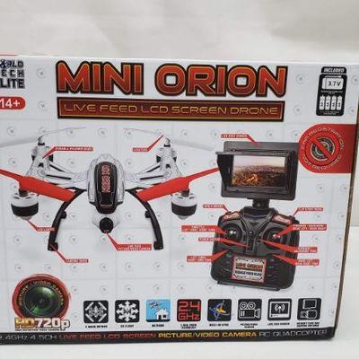Mini Orion Live Feed LCD Screen Drone, HD720p - New