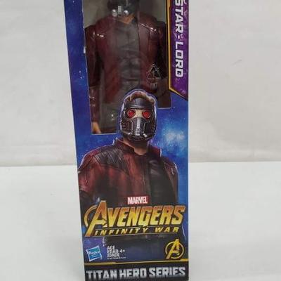 Star-Lord Action Figure, Titan Hero Series, Marvel Avengers - New