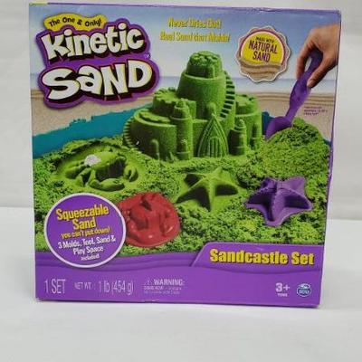 Kinetic Sand, Sandcastle Set, Box Damage - New