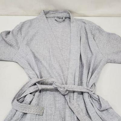 Light Grey L/XL Robe - New