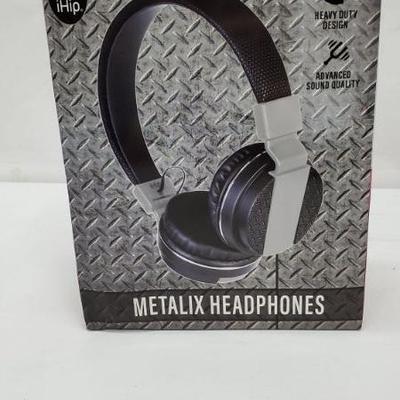 Metalix Headphones, iHip, Box Damaged - New