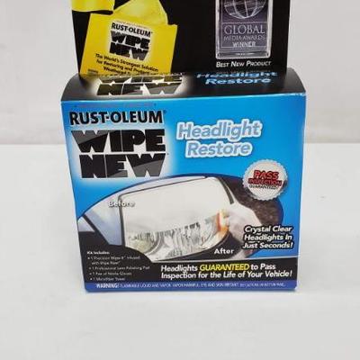 Rust-Oleum Headlight Restore, WIpe New - New