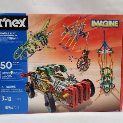 K'nex Power & Play Motorized Building Set, Imagine - New