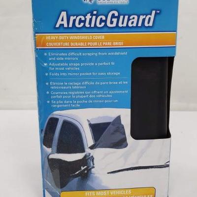 Arctic Guard Heavy-Duty Windshield Cover, Fits Most Vehicles, Pkg Open - New