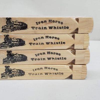 4 Iron Horse Train Whistles - New