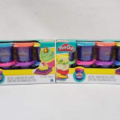 2 Cases of 8 Play-doh Plus - New 