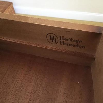 Henredon Heritage Serpentine Walnut 6 drawer highboy dresser-Pick Up Only