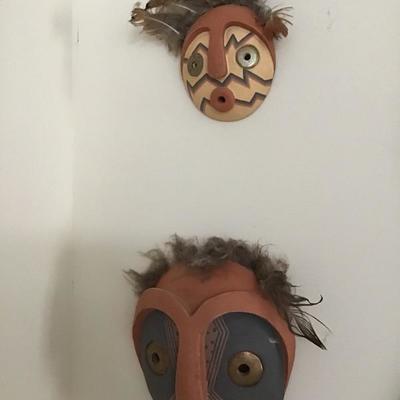 Karita Coffrey Set of two African Face Masks