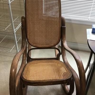 Cane Rocking Chair-Pick Up Only