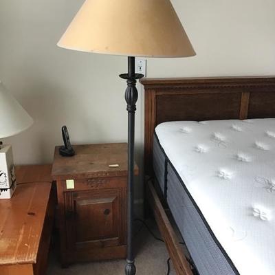  Tall Black Solid Metal  Lamp-Pick Up Only