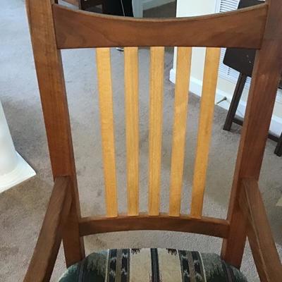 Hardwood Artisans Custom Made  Walnut Highland Table with 6 Chairs-Pick Up Only