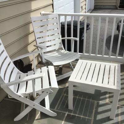 Set of Three Outdoor Furniture-Pick Up Only